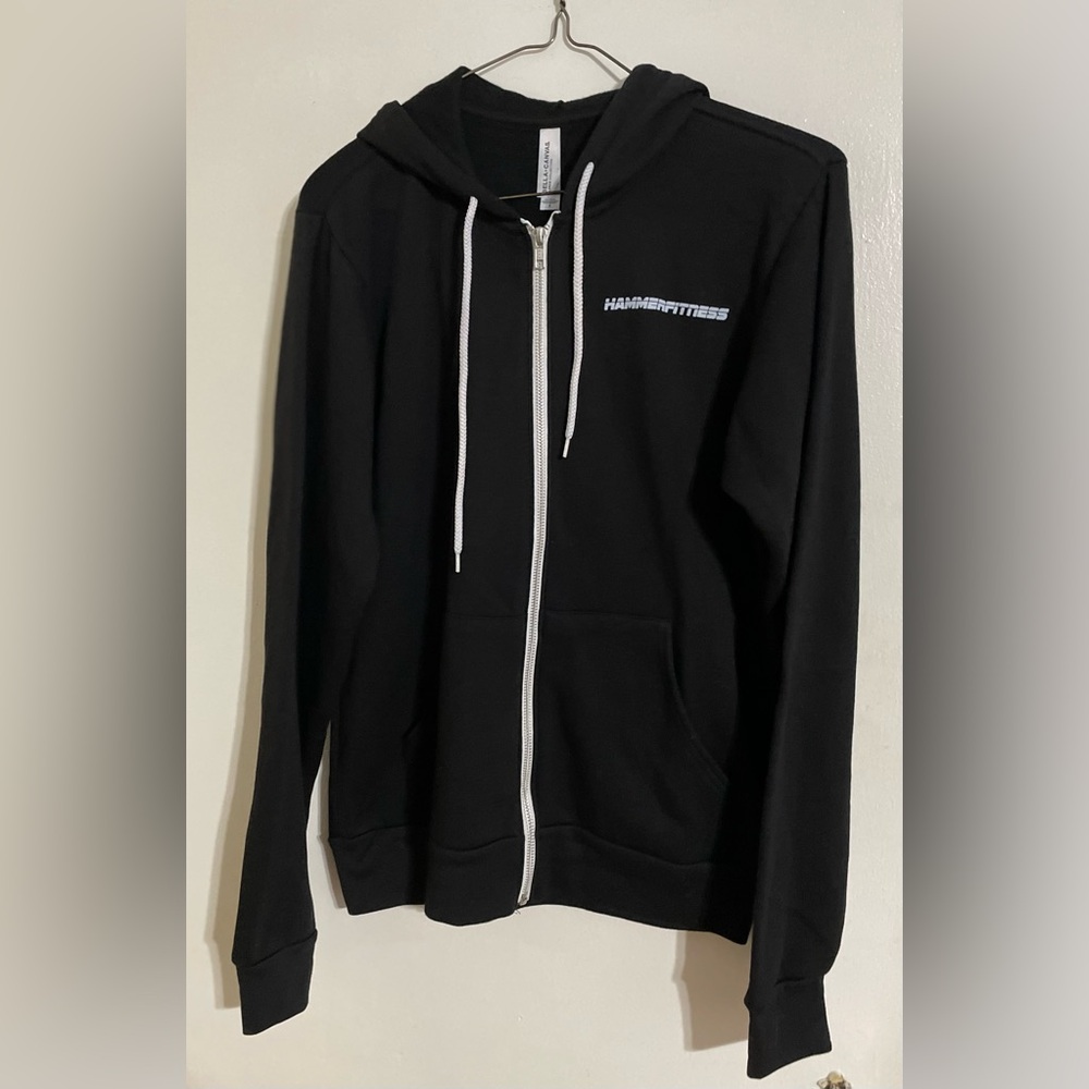 Black Hammer Fitness Zip-Up Hoodie - size Small NWOT - Picture 2 of 9